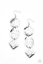 Load image into Gallery viewer, Paparazzi&#39;s Mixed Move - Silver earrings
