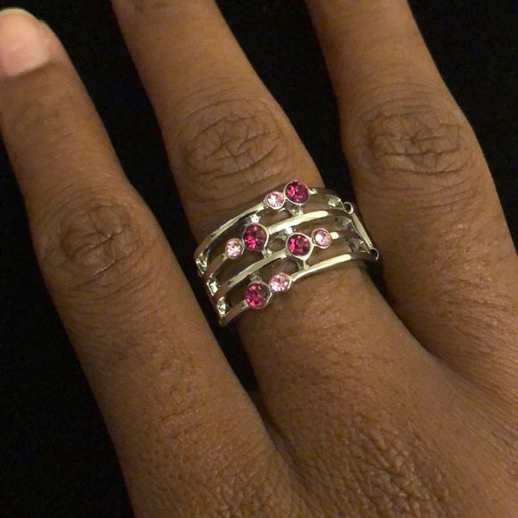 Paparazzi's Sparkle Showdown - Pink ring