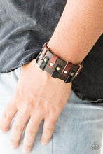 Load image into Gallery viewer, Paparazzi&#39;s Modern Musketeer - Brown Urban Men bracelet
