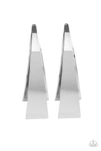 Load image into Gallery viewer, Paparazzi&#39;s Underestimated Edge - Silver post earrings
