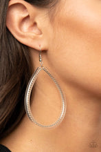 Load image into Gallery viewer, Paparazzi&#39;s Just ENCASE You Missed It - Silver hoop earrings
