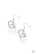 Load image into Gallery viewer, Paparazzi&#39;s Fiercely Fashionable - Silver earrings
