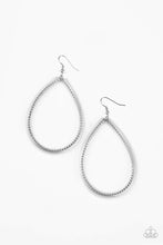 Load image into Gallery viewer, Paparazzi&#39;s Just ENCASE You Missed It - Silver hoop earrings
