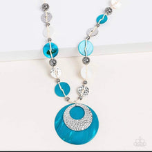 Load image into Gallery viewer, Paparazzi&#39;s Seaside Shanty - Blue necklace
