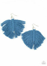 Load image into Gallery viewer, Paparazzi&#39;s Macrame Mamba - Blue earrings
